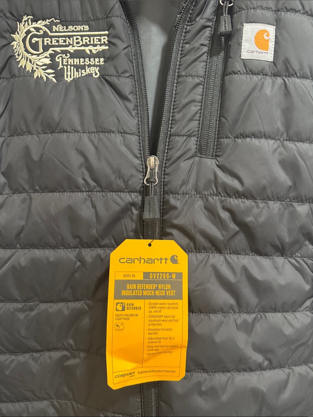 Carhartt Vest- Rain Defender- M - Picture 2 of 4